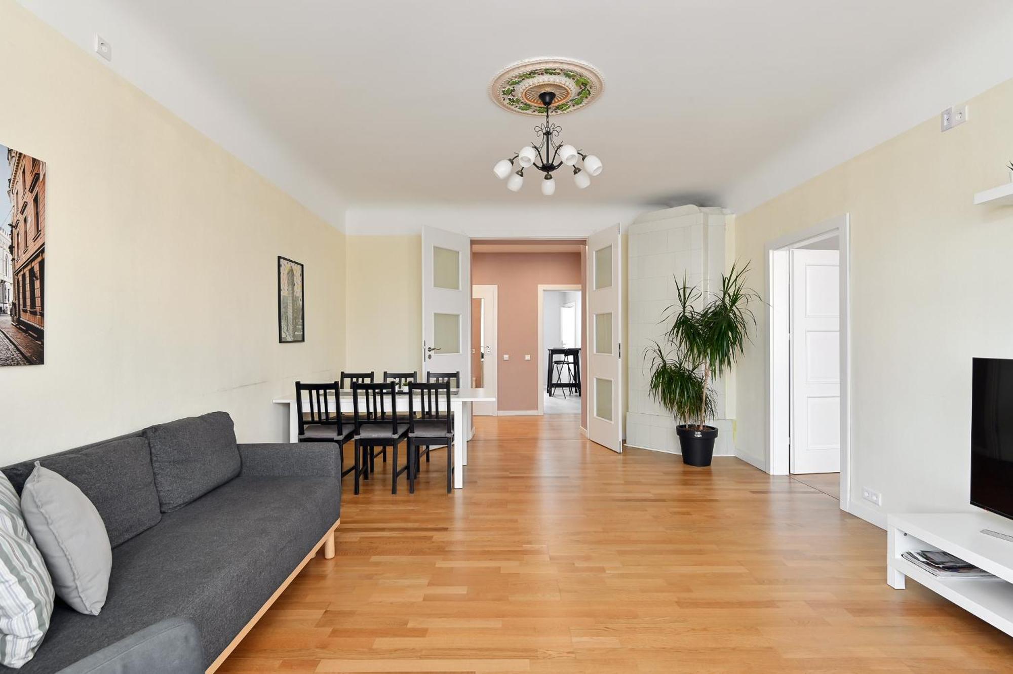 Appartement Families & Groups - 4 Bedrooms - Spacious 110m2 - Perfect Location Riga
